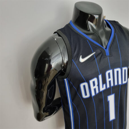 Camisa Regata NBA Orlando Magic – Preta – #1 McGrady - 75 Anos - Imagem 5