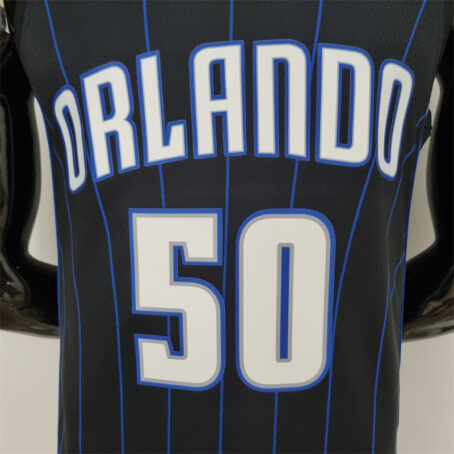 Camisa Regata NBA Orlando Magic – Preta – #50 Anthony - 75 Anos - Imagem 2