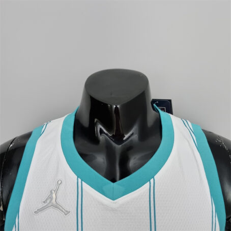 Camisa Regata NBA Charlotte Hornets City – Branca – #1 Ball - 75 Anos - Imagem 3