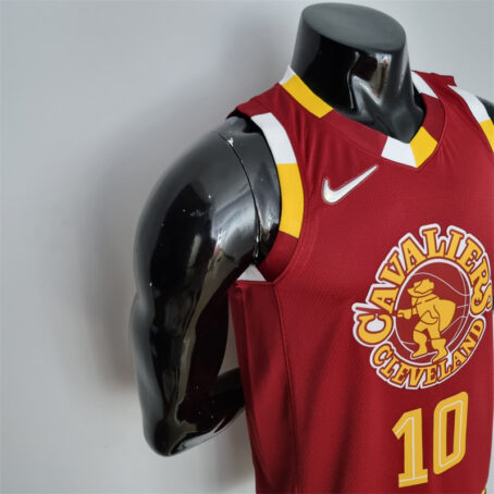 Camisa Regata NBA Cleveland Cavaliers – Vermelha – #10 Garland - 2022 - Imagem 5