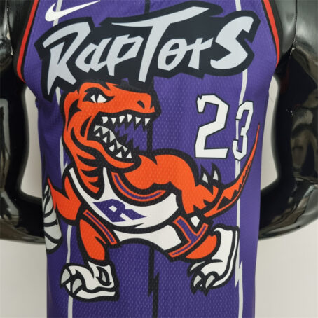 Camisa Regata NBA Toronto Raptors – Roxa – #23 Vanvleet - Imagem 2