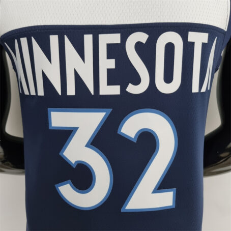 Camisa Regata NBA Minnesota Timberwolves – Azul – #32 Towns – 75 Anos - Imagem 2