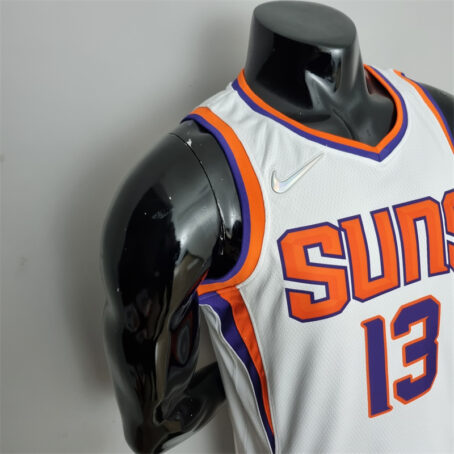 Camisa Regata NBA Phoenix Suns – Branca – #13 Nash – 75 Anos - Imagem 5