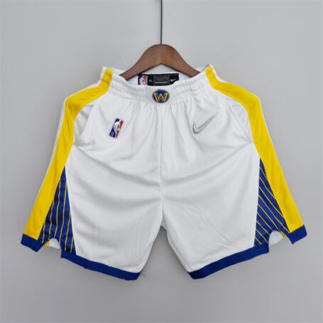 Short NBA Golden State Warriors – Branco - 75 Anos