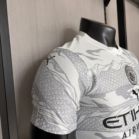 Camisa Manchester City Edição Especial - Modelo Jogador - Branca - 24/25 - Imagem 5