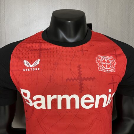 Camisa Bayer Leverkusen - Modelo Jogador - Vermelha - 24/25 - Imagem 2