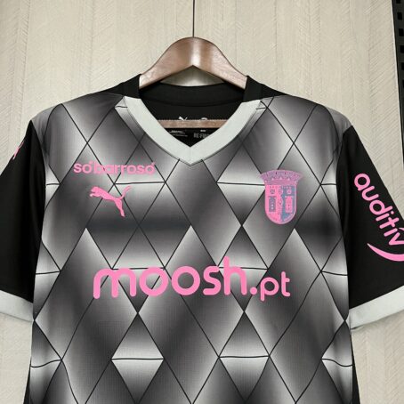 Camisa Braga - Preta/Cinza - 24/25 - Imagem 2