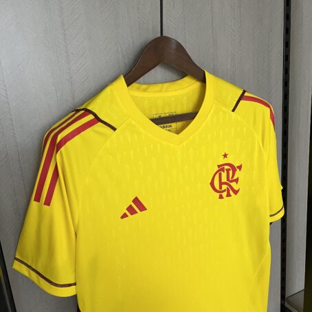 Camisa Flamengo Goleiro - Amarela - 24/25 - Imagem 5