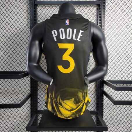 Camisa Regata NBA Golden State Warriors - Preta - #3 Poole - 23/24 - Imagem 8
