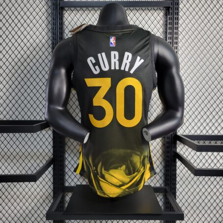 Camisa Regata NBA Golden State Warriors - Preta - #30 Curry - 23/24 - Imagem 8