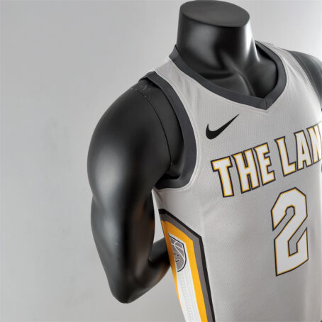 Camisa Regata NBA Cleveland Cavaliers – Cinza – #2 Irving - 2018 - Imagem 5