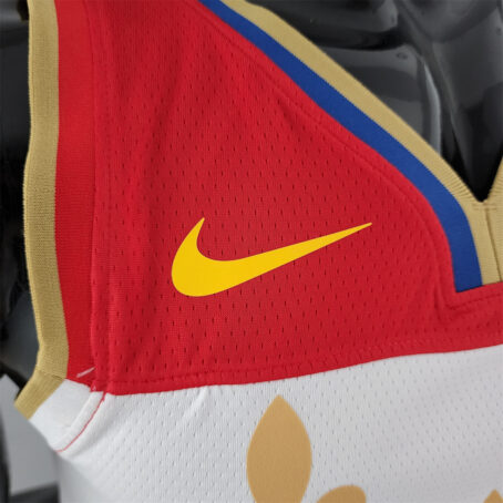 Camisa Regata NBA New Orleans Pelicans – Branca – #1 Williamson - 2020 - Imagem 4