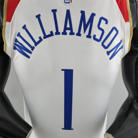 Camisa Regata NBA New Orleans Pelicans – Branca – #1 Williamson - 2020 - Imagem 7