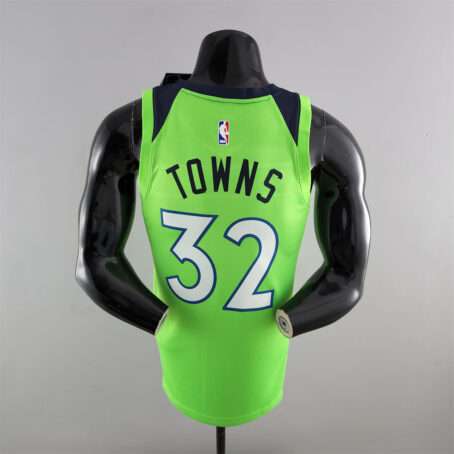 Camisa Regata NBA Minnesota Timberwolves – Verde – #32 Towns - Imagem 8