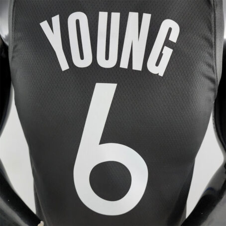 Camisa Regata NBA Golden State Warriors – Preta – #6 Young – 2020 - Imagem 8