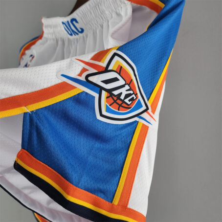 Short NBA Oklahoma City Thunder - Branco - Imagem 7