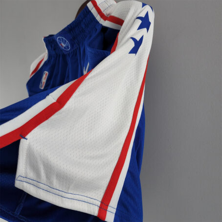 Short NBA Philadelphia 76ers - Azul/Branco - 75 anos - Imagem 7
