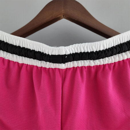Short NBA Miami Heat - Rosa/Preto - Treino - Imagem 7