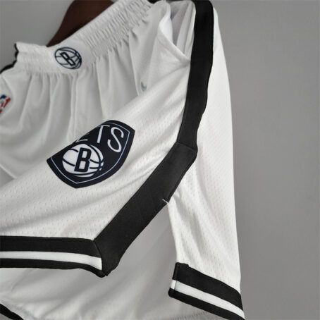Short NBA Brooklyn Nets - Branco - 75 Anos - Imagem 7