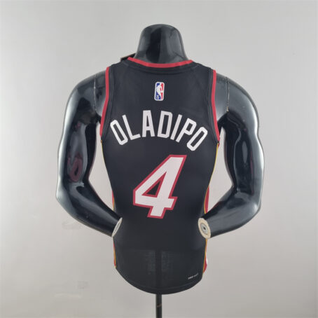 Camisa Regata NBA Miami Heat – Preta – #4 Oladipo – 75 Anos - Imagem 9