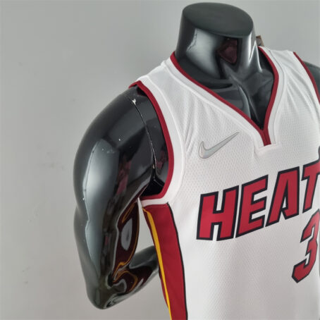 Camisa Regata NBA Miami Heat – Branca – #3 Wade – 75 Anos - Imagem 5