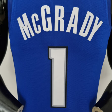 Camisa Regata NBA Orlando Magic – Azul – #1 McGrady - 75 Anos - Imagem 8