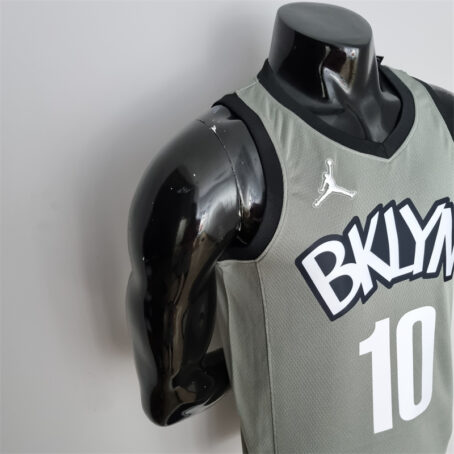 Camisa Regata NBA Brooklyn Nets City – Cinza – #10 Simmons - 75 Anos - Imagem 5