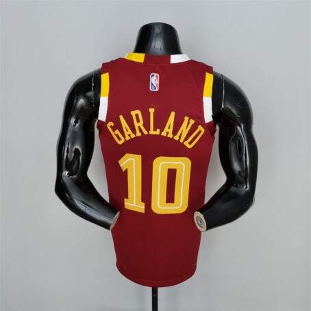 Camisa Regata NBA Cleveland Cavaliers – Vermelha – #10 Garland - 2022 - Imagem 8