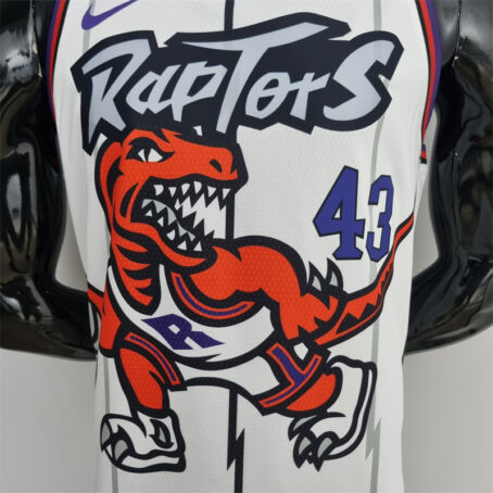 Camisa Regata NBA Toronto Raptors – Branca – #43 Siakam - Imagem 2