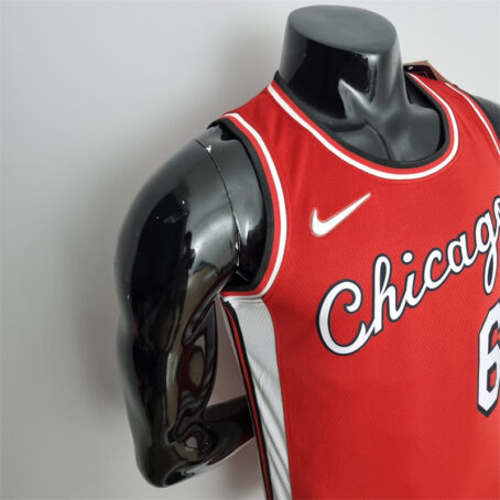 Camisa Regata NBA Chicago Bulls – Vermelha – #6 Caruso - 75 Anos - Imagem 5
