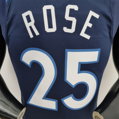 Camisa Regata NBA Minnesota Timberwolves – Azul – #25 Rose – 75 Anos - Imagem 7