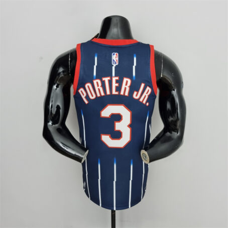 Camisa Regata NBA Houston Rockets – Azul – #3 Porter Jr. – 2022 - Imagem 8