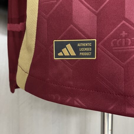 Camisa Bélgica – Modelo Jogador – Grená – 24/25 - Imagem 5