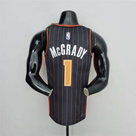 Camisa Regata NBA Orlando Magic City – Preta – #1 McGrady – 2022 - Imagem 9