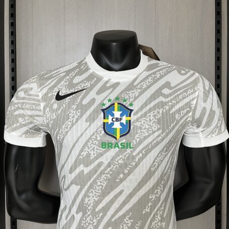 Camisa Brasil Goleiro - Modelo Jogador - Branca – 24/25 - Imagem 2