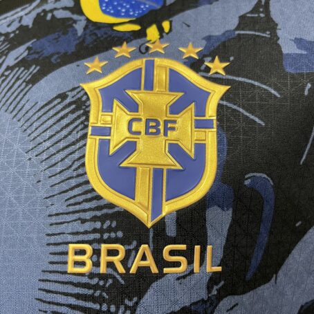 Camisa Brasil Edição Especial - Modelo Jogador - Azul – 24/25 - Imagem 3