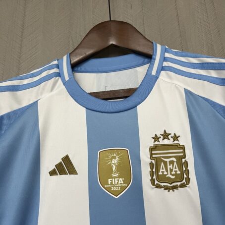 Camisa Argentina - Infantil - Azul/Branca - 24/25 - Imagem 2