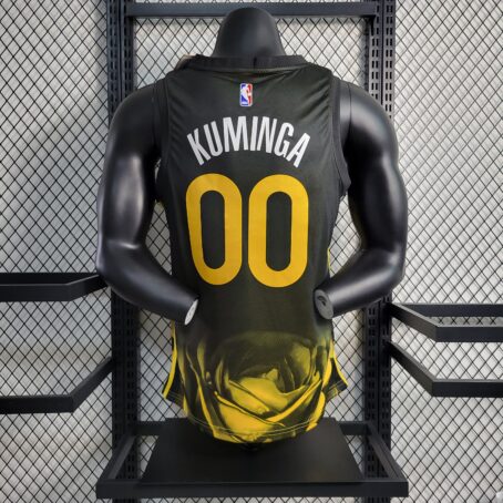 Camisa Regata NBA Golden State Warriors - Preta - #00 Kuminga - 23/24 - Imagem 8
