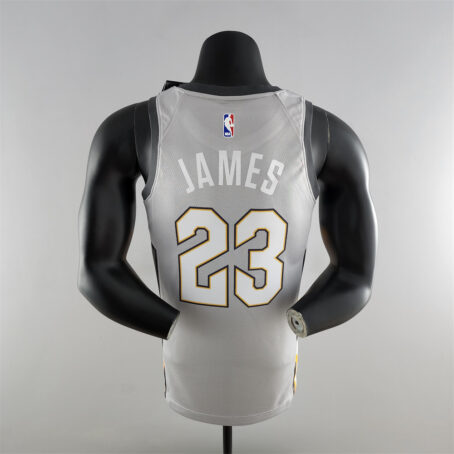 Camisa Regata NBA Cleveland Cavaliers – Cinza – #23 James - 2018 - Imagem 9
