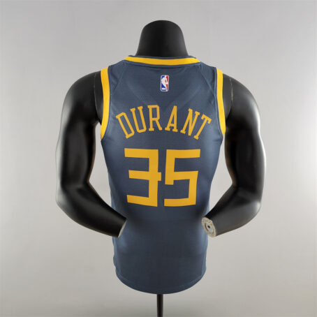 Camisa Regata NBA Golden State Warriors – Cinza – #35 Durant - 2018 - Imagem 9