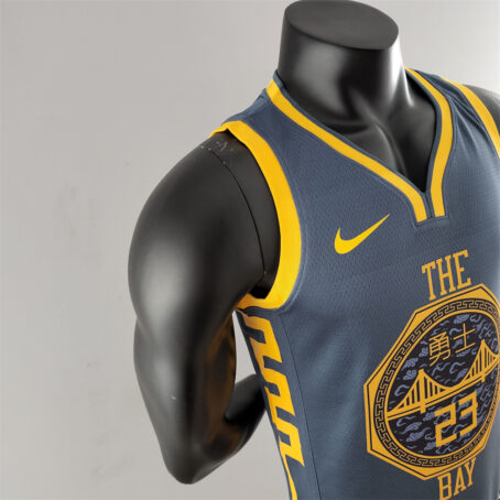 Camisa Regata NBA Golden State Warriors – Cinza – #23 Green - 2018 - Imagem 6