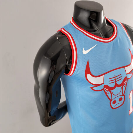 Camisa Regata NBA Chicago Bulls – Azul – #1 Rose - Imagem 5