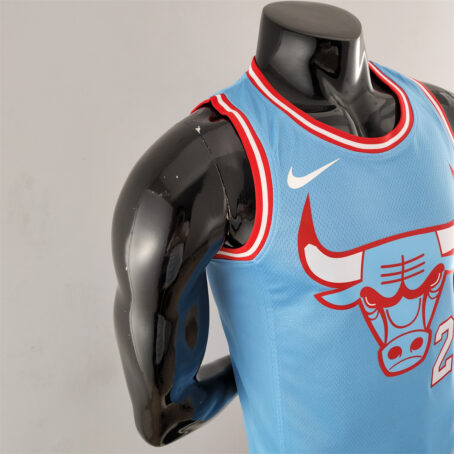 Camisa Regata NBA Chicago Bulls – Azul – #23 Jordan - Imagem 5