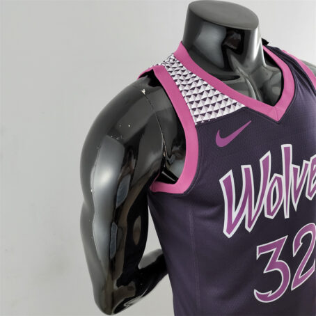 Camisa Regata NBA Minnesota Timberwolves – Roxa - #32 Towns - Imagem 5