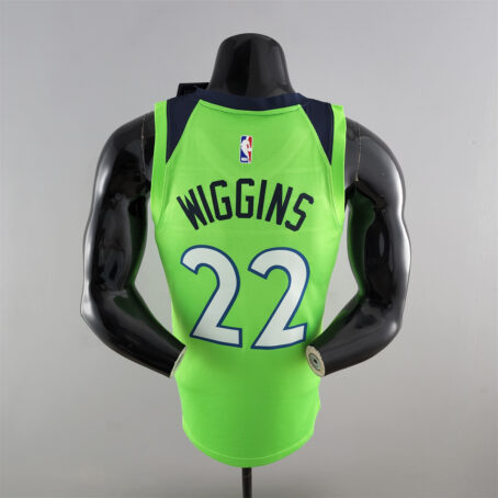 Camisa Regata NBA Minnesota Timberwolves – Verde – #22 Wiggins - Imagem 8