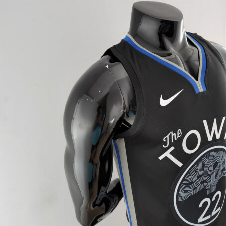 Camisa Regata NBA Golden State Warriors – Preta – #22 Wiggins – 2020 - Imagem 5