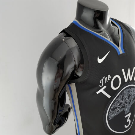 Camisa Regata NBA Golden State Warriors – Preta – #3 Poole – 2020 - Imagem 5
