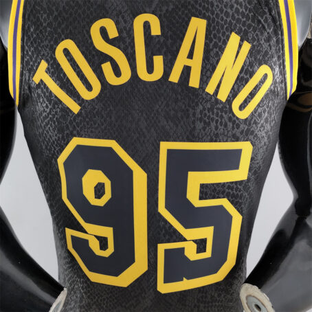 Camisa Regata NBA Los Angeles Lakers – Preta – #95 Toscano - Imagem 7