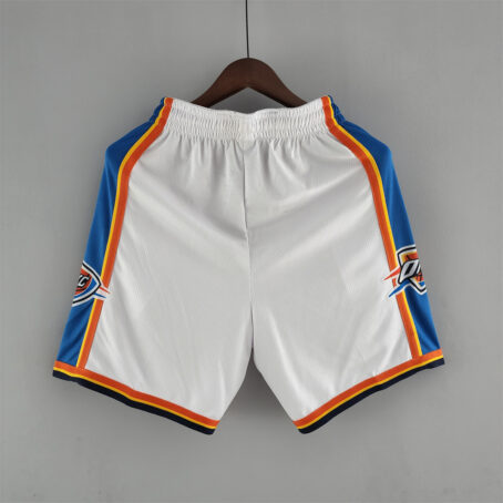 Short NBA Oklahoma City Thunder - Branco - Imagem 8