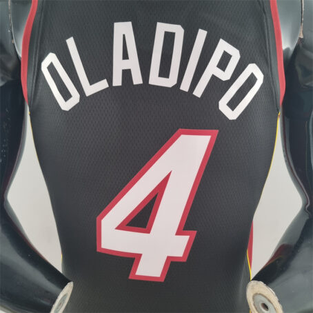 Camisa Regata NBA Miami Heat – Preta – #4 Oladipo – 75 Anos - Imagem 8